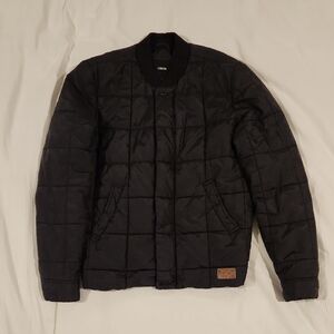 Black Quilted Men's Jacket